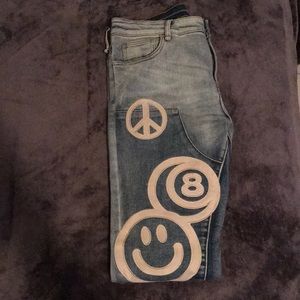 Blue Lifted Anchors denim jeans